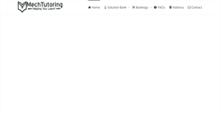 Desktop Screenshot of mechtutoring.com