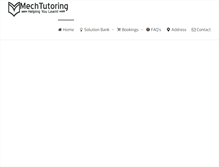 Tablet Screenshot of mechtutoring.com